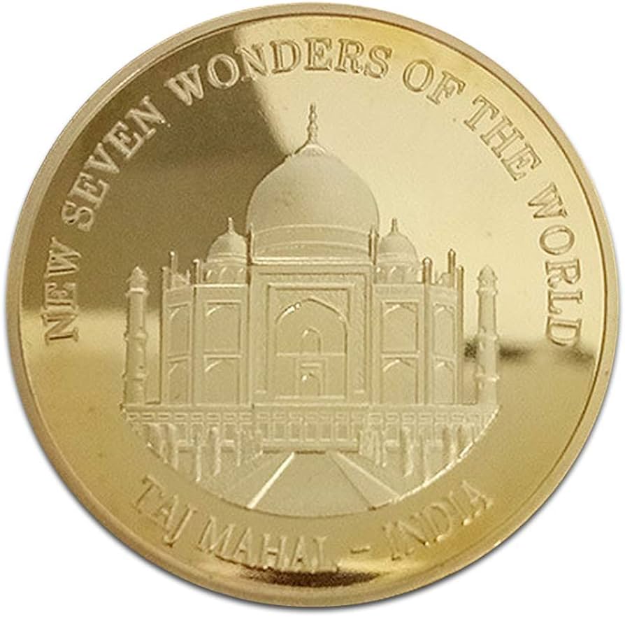 Taj Mahal Coin | Seven Wonders of the World Coin | Silver Dollar