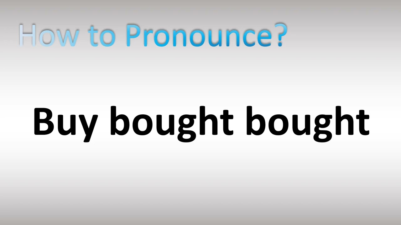 How to Pronounce buy in English | Promova