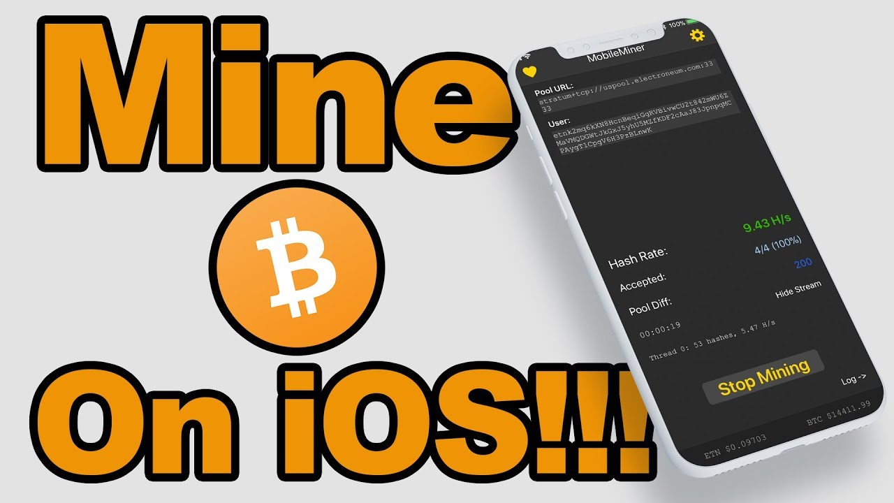 How To Mine Bitcoin On iPhone For Free | bitcoinhelp.fun