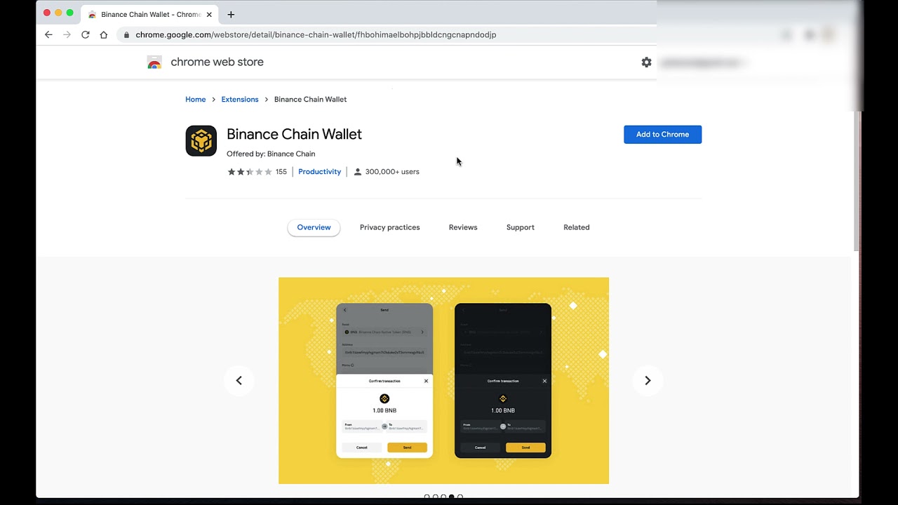 Binance Wallet Chrome Extension download for free