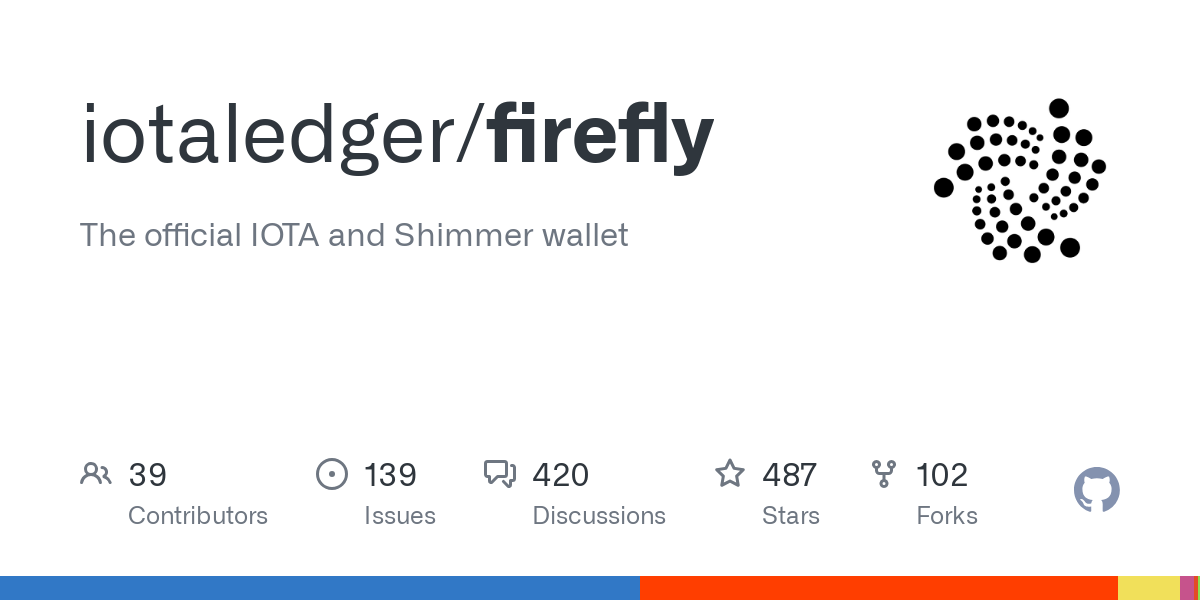 GitHub - iotaledger/firefly: The official IOTA and Shimmer wallet