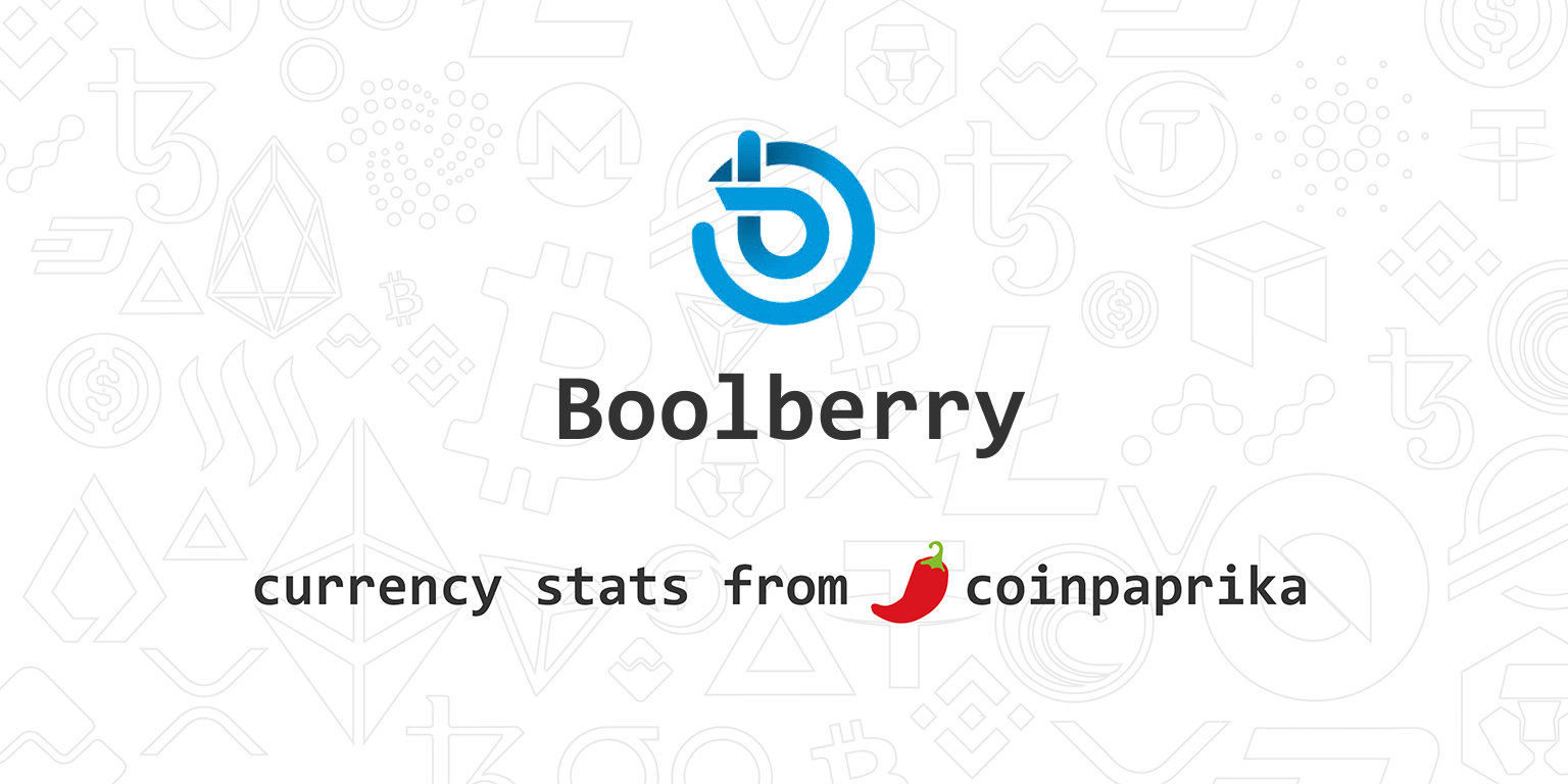 Boolberry (BBR) price, market cap | Chart | COIN