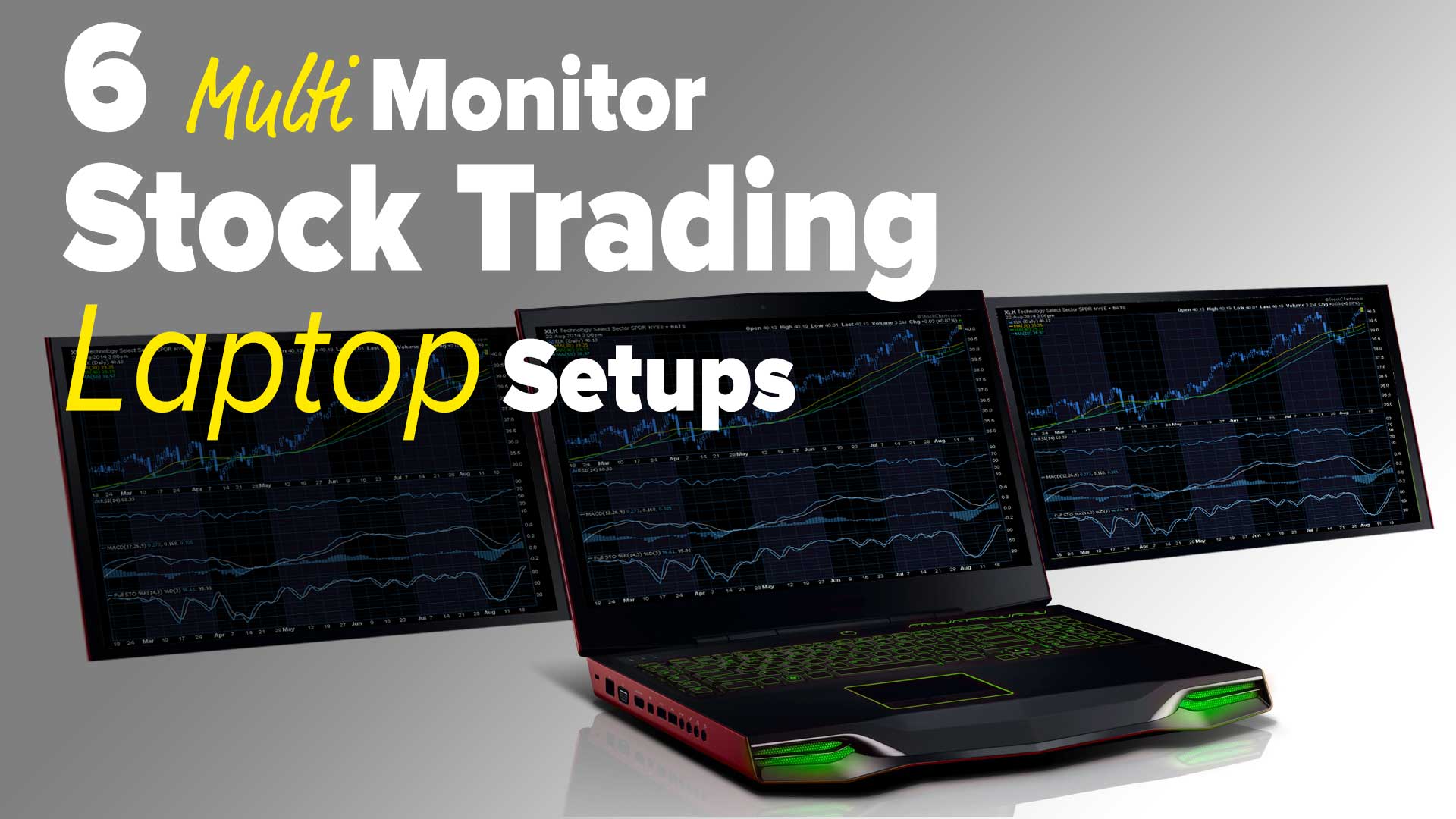 Trading from a laptop + multi monitors | Elite Trader