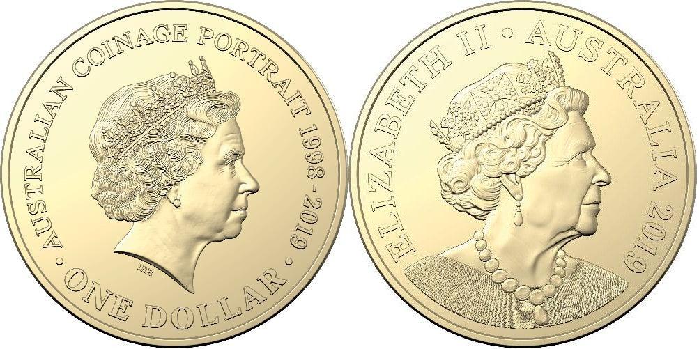 Australia $1 Struck with Dirty Reverse Die Error - The Purple Penny
