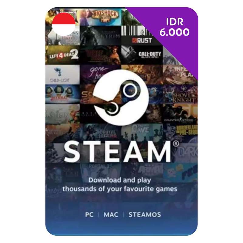 Steam Wallet Code Indonesia (IDR) Buy | Instant Delivery - MTCGAME