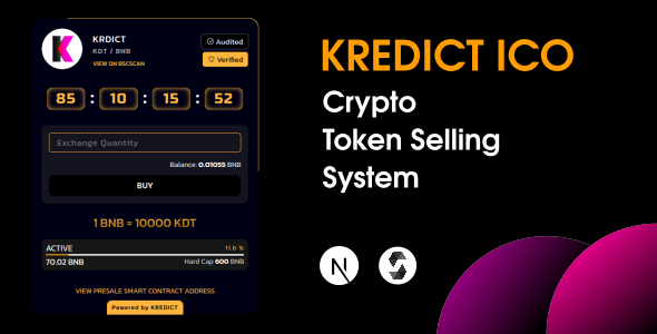 KREDICT | ICO Crypto Token Selling System | Multi Currency | Multi Wallet | VU Insider Forums