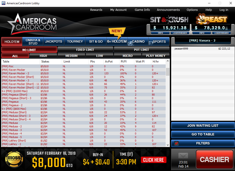 Americas Cardroom Review - Is the ACR Poker Room Legit?