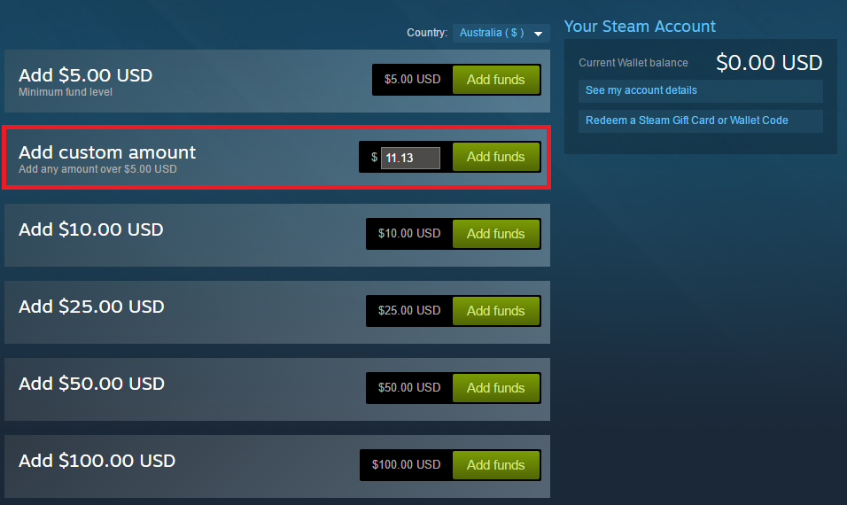 Steam Points Shop