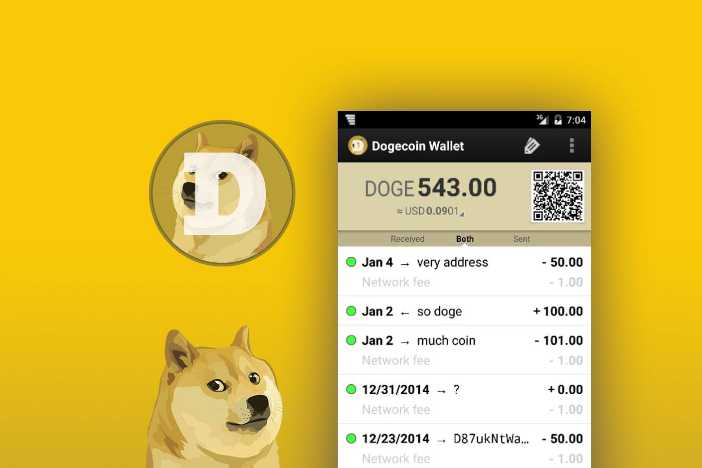 DPal:Wallet for DogeCoin