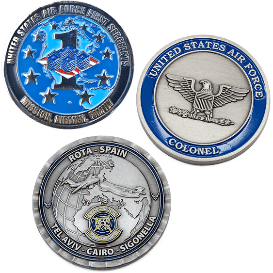 U.S. Air Force Challenge Coins - Shop Quality USAF Coins on Sale