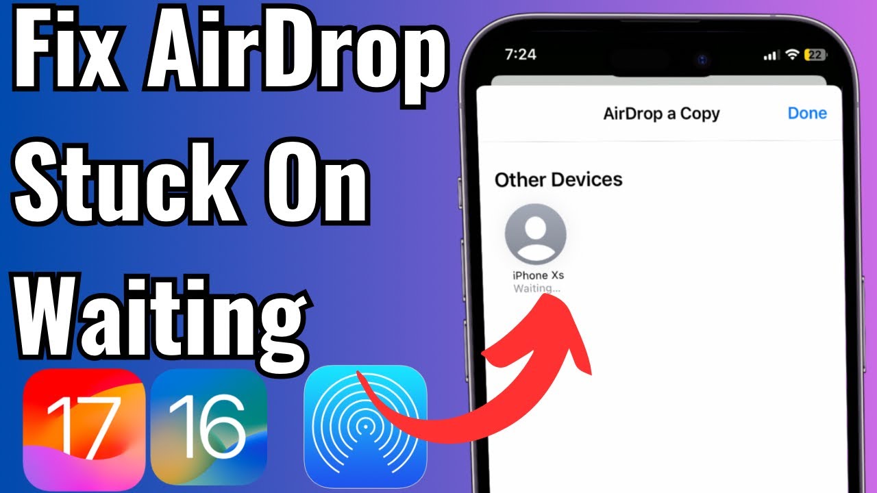 How to Fix Airdrop Stuck on Waiting iPhone 15/14/13/12/Mac