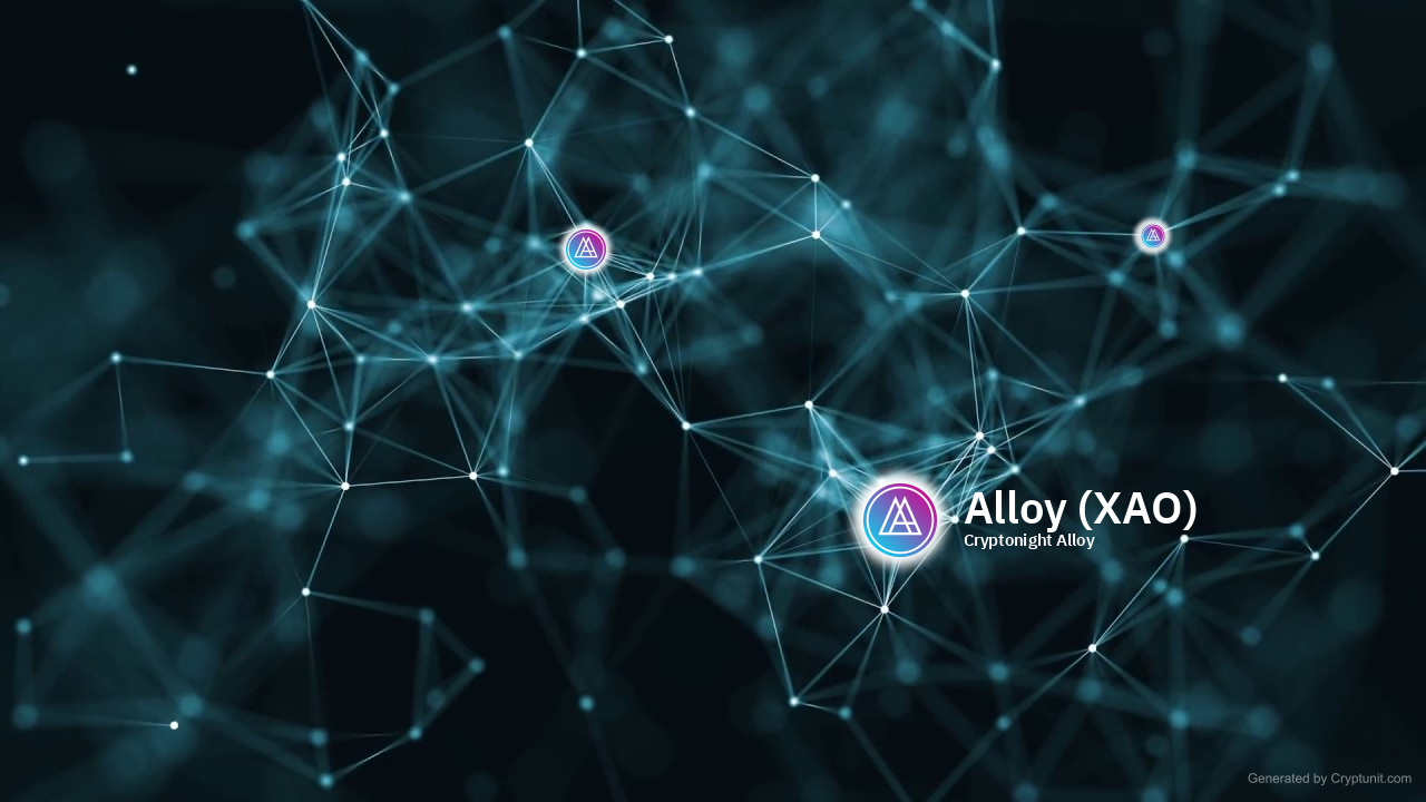 Alloy Project Price Today - XAO Price Chart & Market Cap | CoinCodex