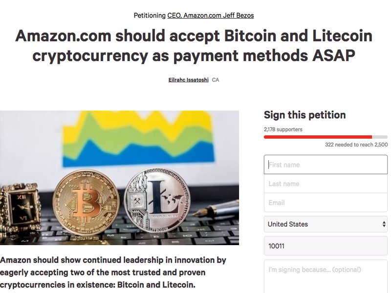 Amazon downplays Bitcoin payment speculation - Ledger Insights - blockchain for enterprise