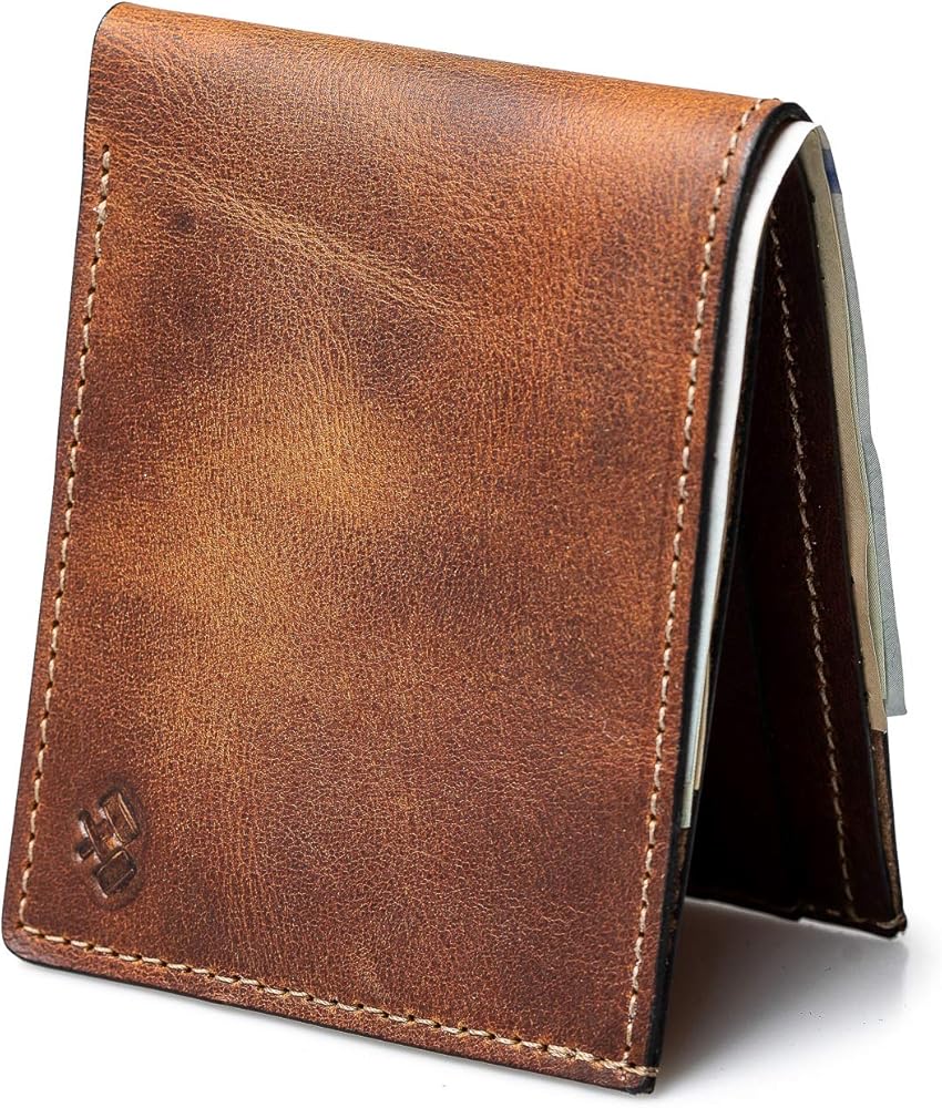 Bifold Leather Wallet For Men - Main Street Forge