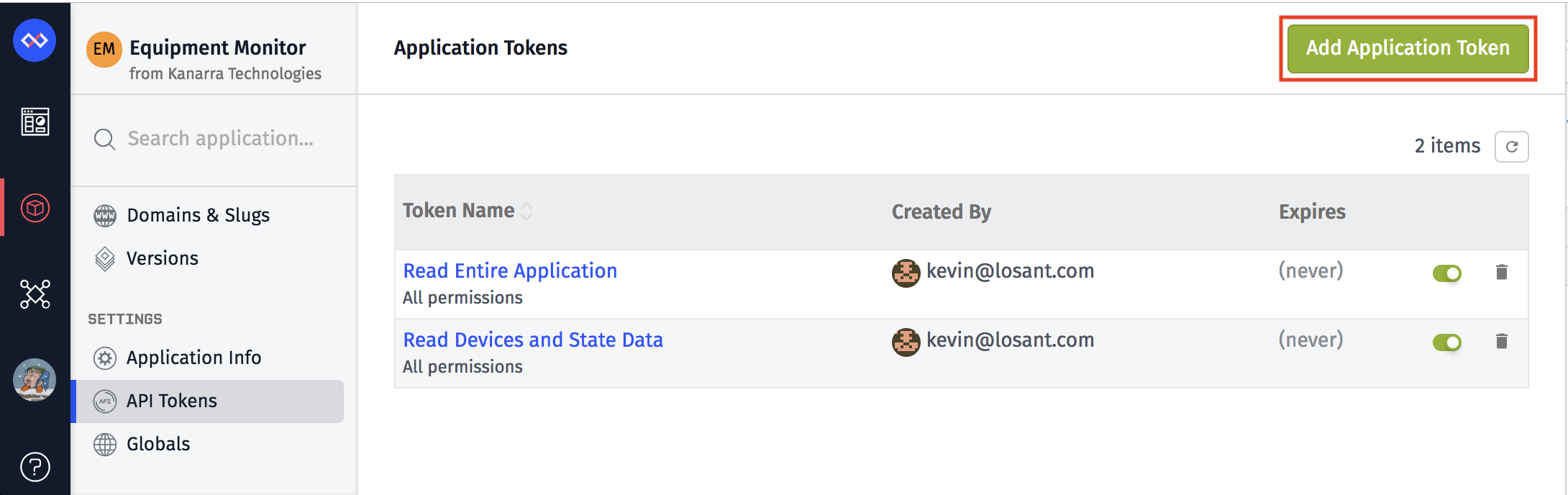 Management API Access Tokens