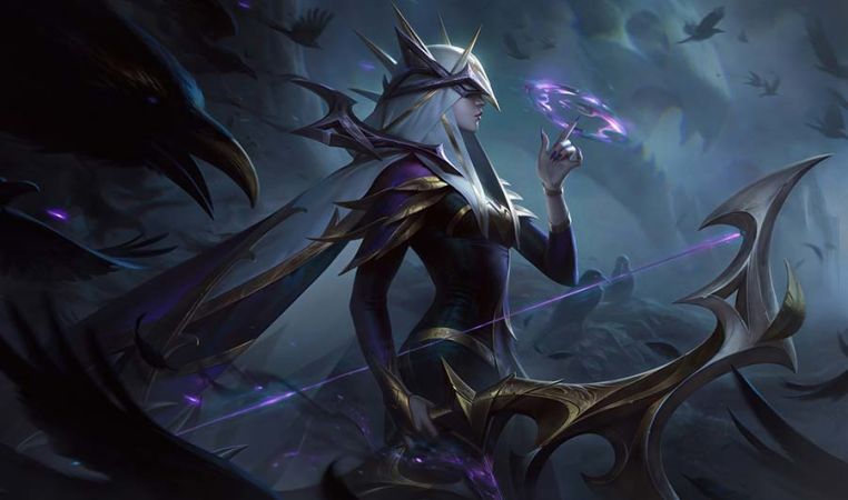 Coven Ashe champion skins in League of Legends