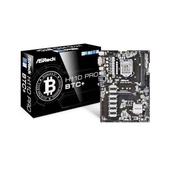 ASRock H Pro BTC+ socket moederbord - bitcoinhelp.fun