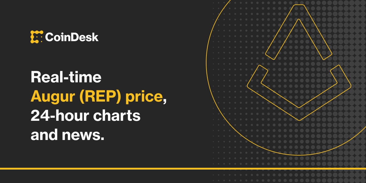 Augur Price (REP), Market Cap, Price Today & Chart History - Blockworks
