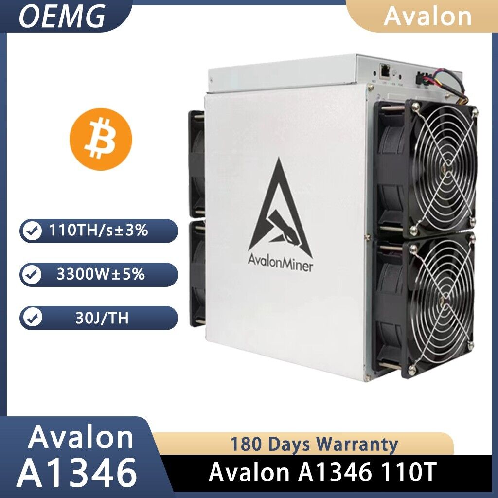 Canaan Avalon A TH Bitcoin Miner - CryptoMinerBros