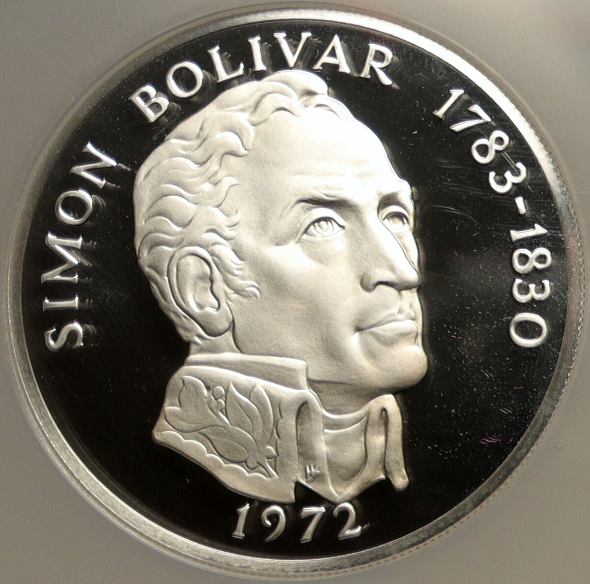Panama Silver 20 Balboas KM - Gem Proof in Box w/ COA