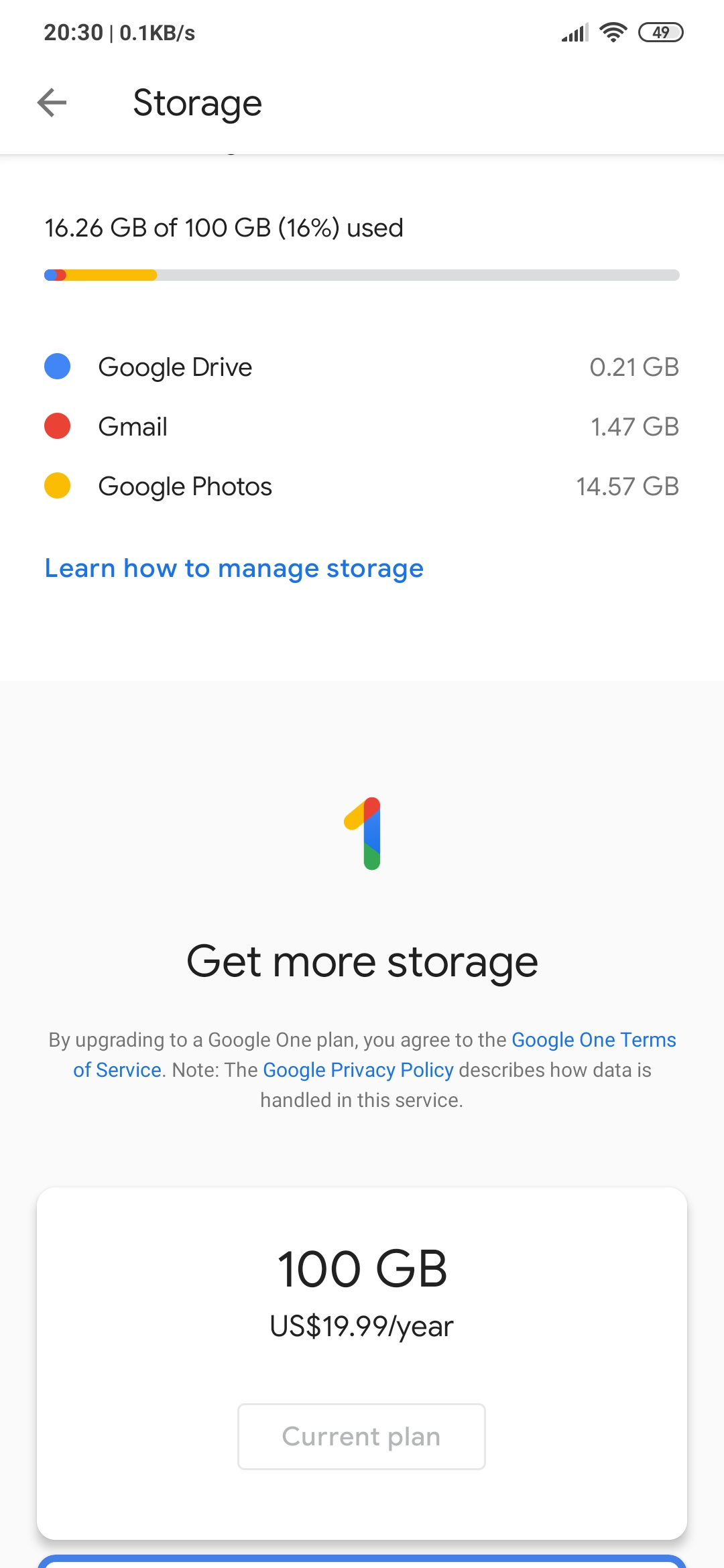 Add more storage to Google Drive | Google Workspace Knowledge Center