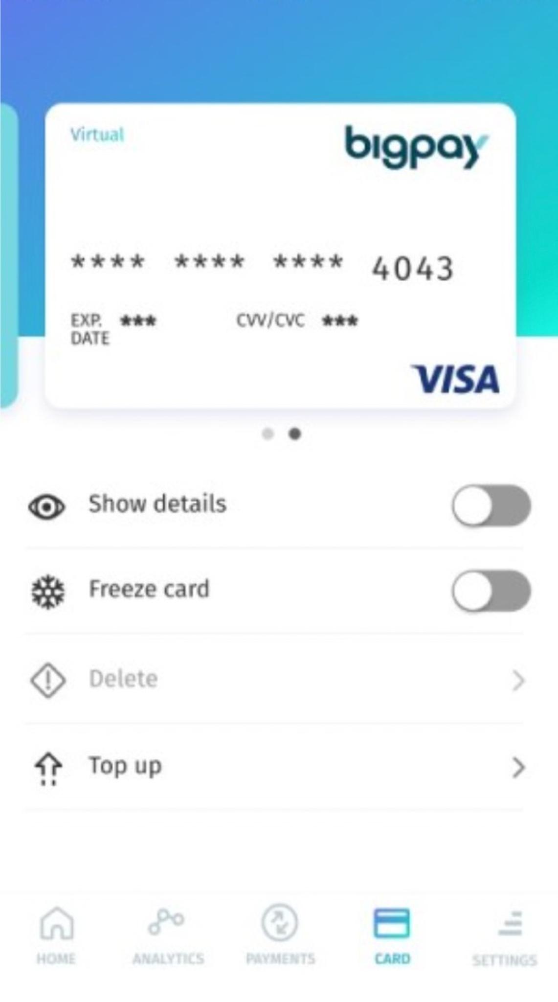 What Is the BigPay Virtual Card? | BigPay