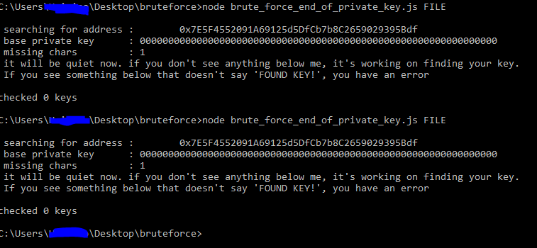 I wonder if it ever becomes viable to try to brute-force the private key of such | Hacker News