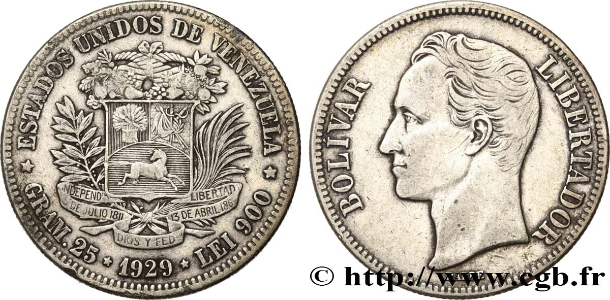 1 bolívar , Venezuela - Coin value - bitcoinhelp.fun