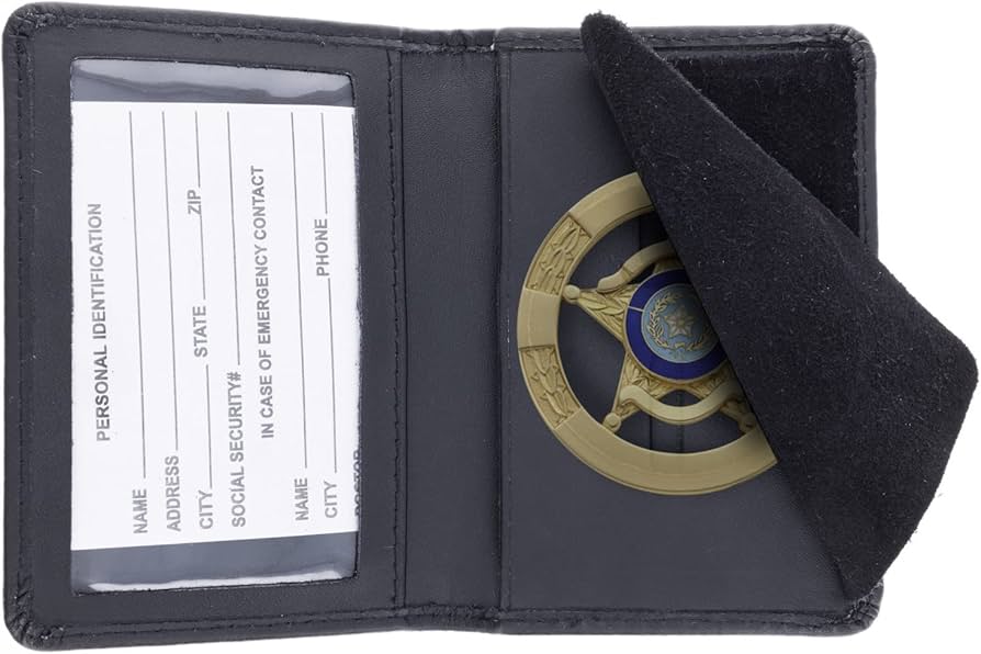 Police Badge Wallets | Badge Holders Canada/USA – JM Leather Supply