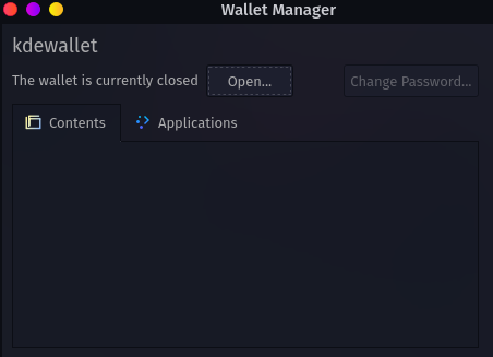 Kded5 asks for kdewallet password - Fedora Discussion