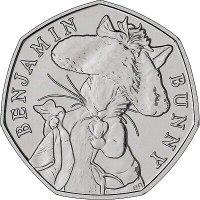 Benjamin Bunny UK 50p | Benjamin bunny, Coins, Coin collecting