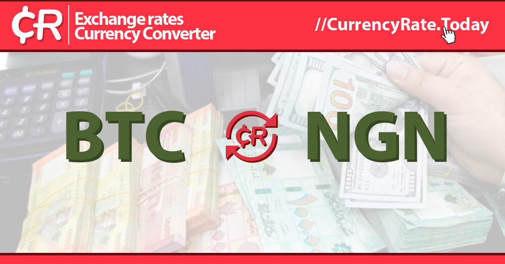 Convert Bitcoin to Nigerian Naira | BTC to NGN currency converter - Valuta EX