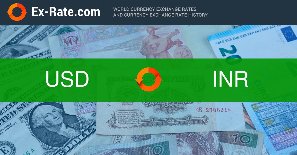 USD to INR exchange rate - How much is US Dollar in Indian Rupee?