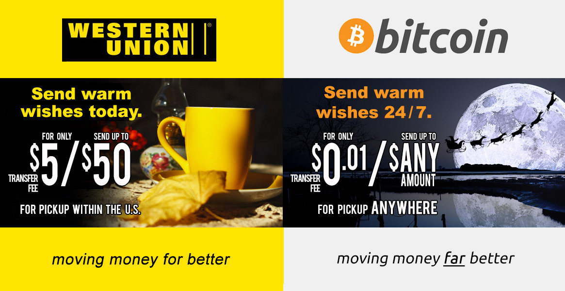 Redditor says Western Union demanded takedown of this Bitcoin ad mocking the company - Vox