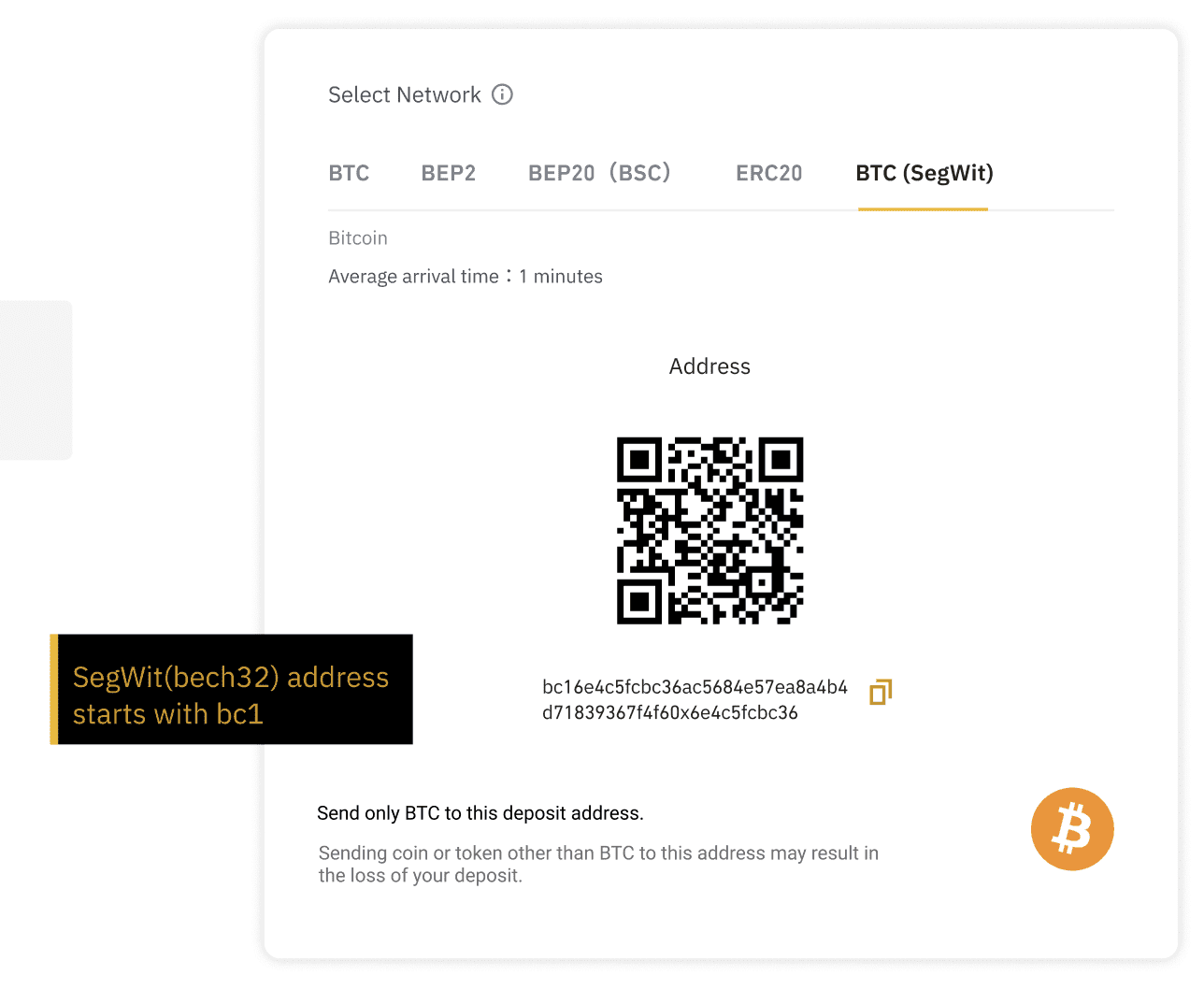 What type of Bitcoin address should I use?