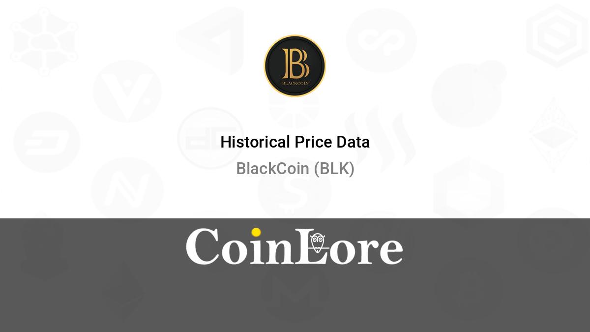 BLK USD | Chart | BlackCoin - US-Dollar