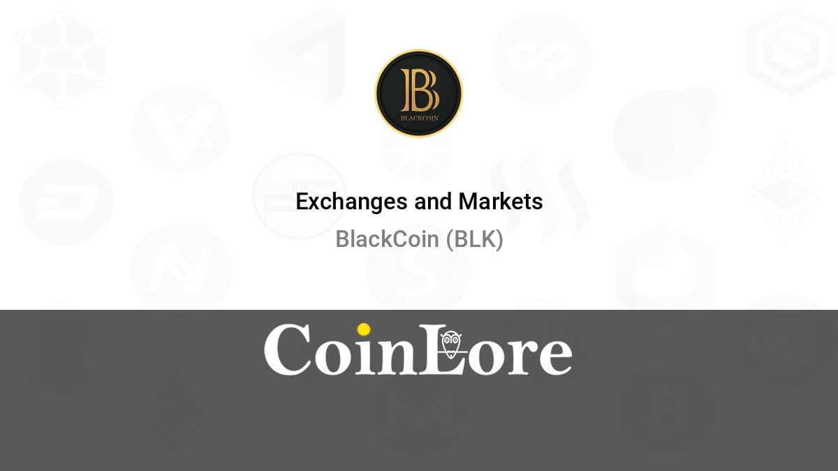 BlackCoin price today, BLK to USD live price, marketcap and chart | CoinMarketCap