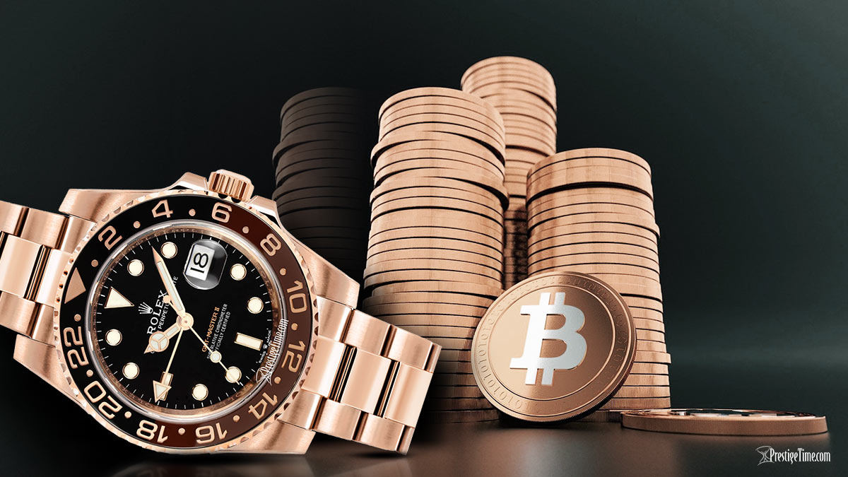 Buy a Rolex watch with Cryptocurency including Bitcoin