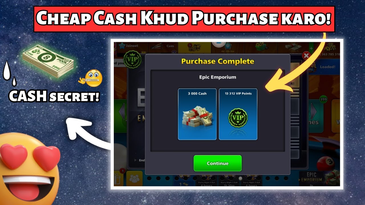 Buy 8 Ball Pool Cash (LOGIN INFO REQUIRE) for $