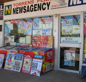 Bitcoin available over the counter at a newsagency near you