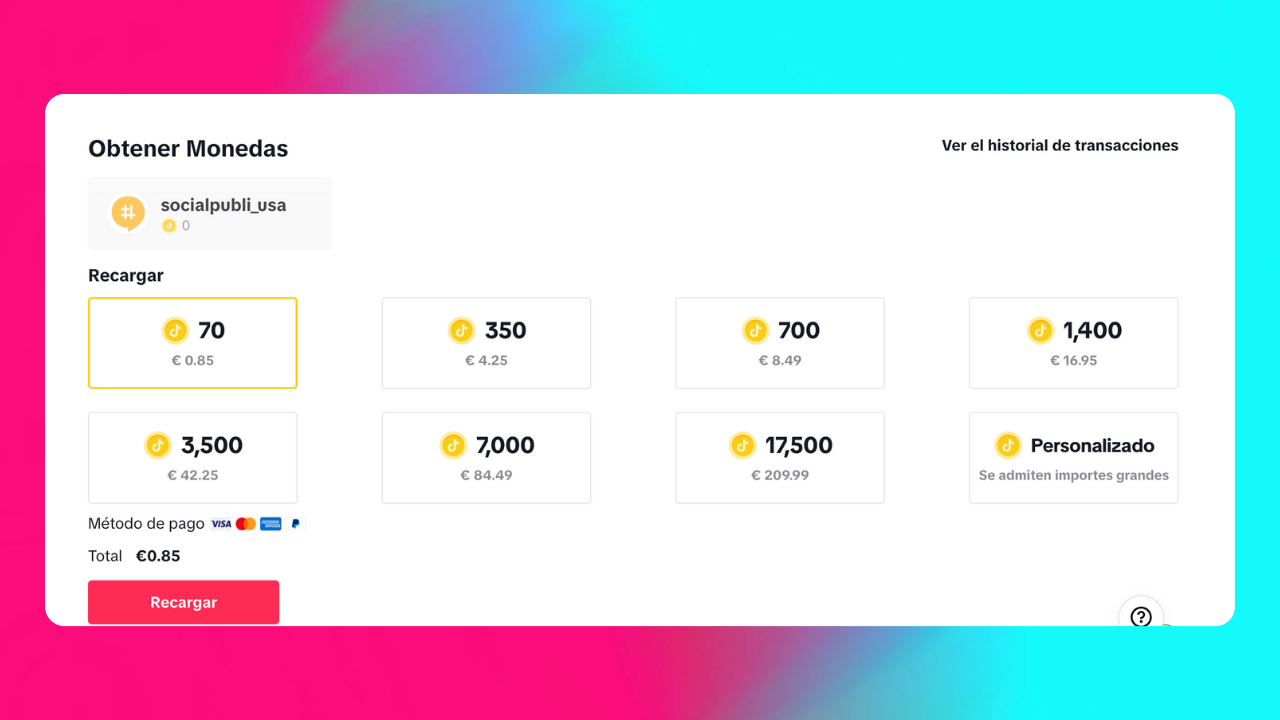 TikTok Coins: Buy and recharge Coins to send Gifts | TikTok