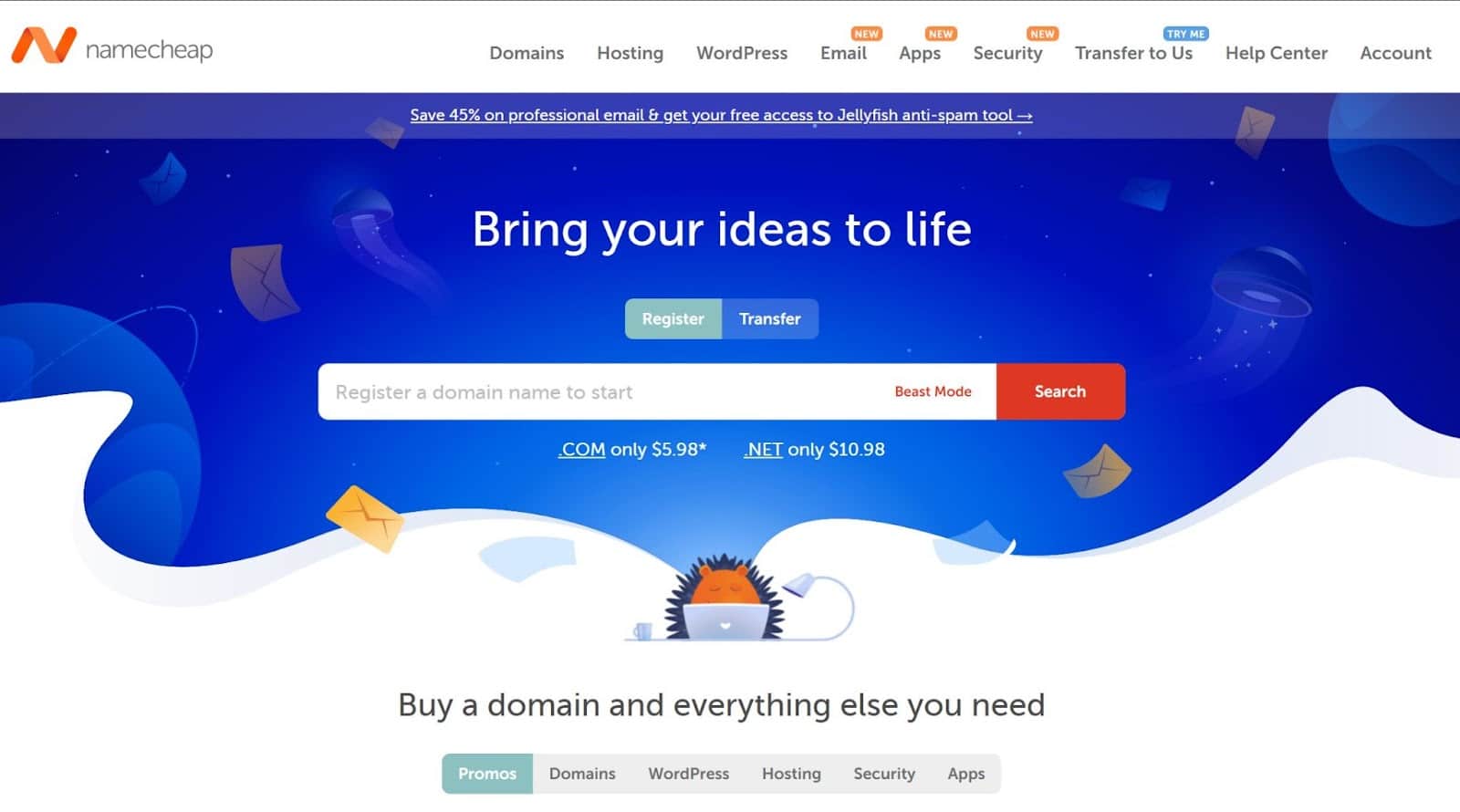Buy a .COM domain | Register the world's most popular domain