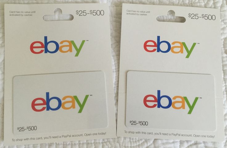 eBay Gift Card | Buy a code online from $25 | bitcoinhelp.fun