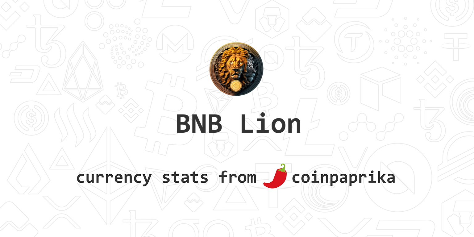 BNBLION to USD Price Converter & Calculator, Live Exchange Rate | CoinBrain