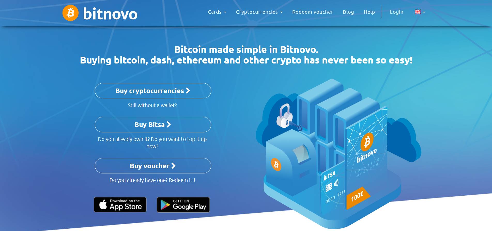 Buy Bitnovo crypto voucher 25€ for €20