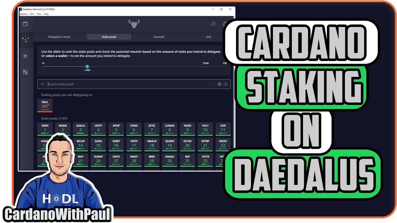 Cardano Staking Earn APY Staking ADA