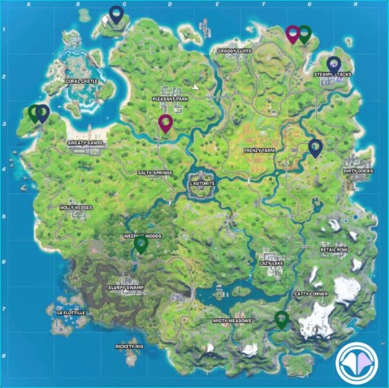 Every Week 7 XP Coin Location in Fortnite Season 4