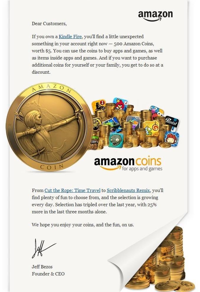 Amazon wants customers to gift Amazon Coins for games, apps - CNET