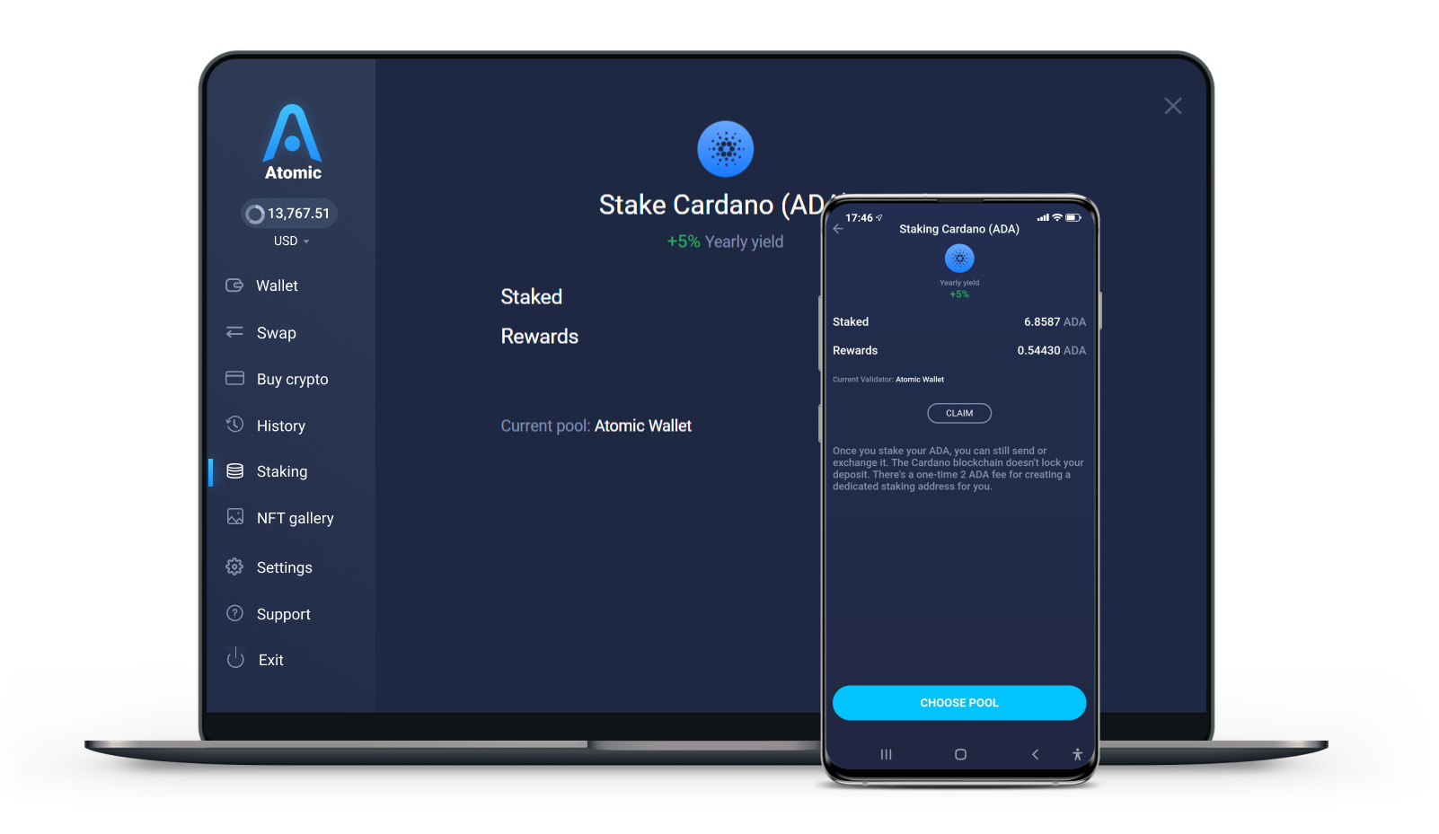 Cardano (ADA) Staking Rewards Calculator: Earn ∼% | Staking Rewards