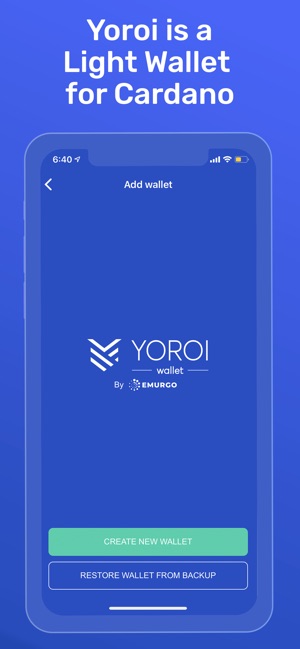 Yoroi - Light Wallet for Cardano